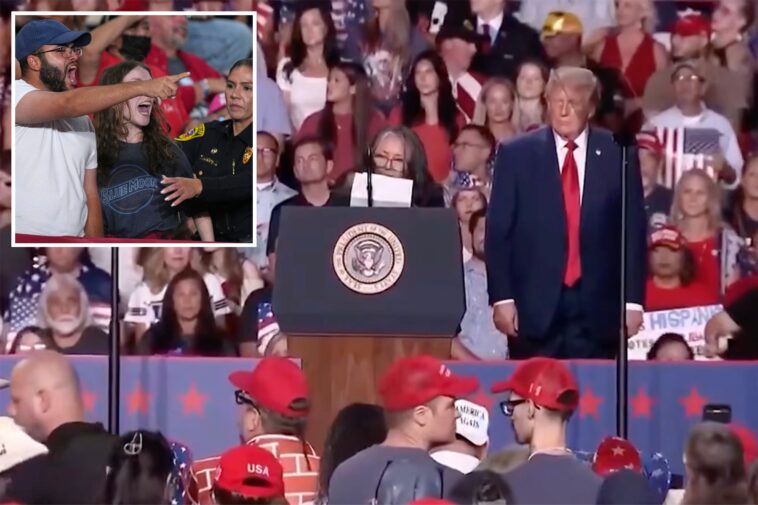 trump-rally-protesters-shout-down-angel-mom-talking-about-her-murdered-son-in-texas:-‘they’re-paid-by-enemies-of-our-nation’