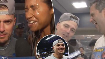 kike-hernandez-drenches-dodgers-media-members-in-wild-nlcs-celebration