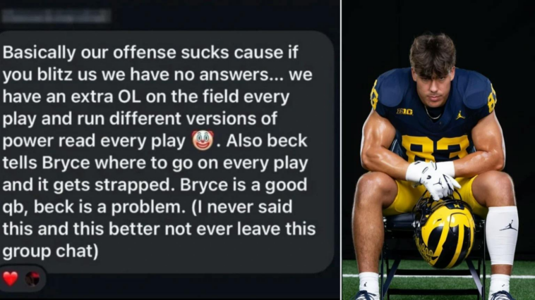 michigan-player-apologizes-after-private-messages-trashing-his-coach-get-leaked