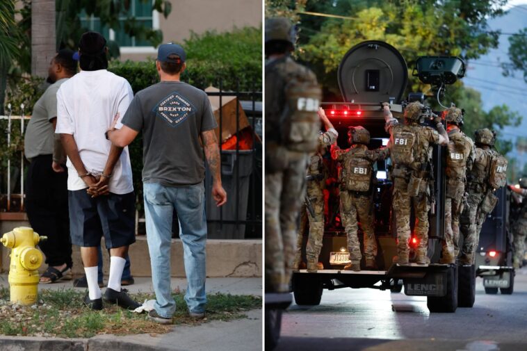 feds-bust-massive-skid-row-criminal-network-in-series-of-raids-—-as-100-strong-convoy-storms-america’s-filthiest-neighborhood
