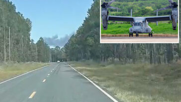 military-aircraft-carrying-four-marines-bursts-into-flames,-hard-lands-in-north-carolina:-reports