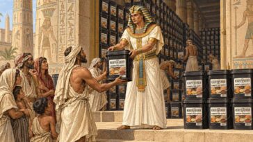 egypt-saved-after-joseph-advises-pharaoh-to-stock-up-on-emergency-food-buckets-from-my-patriot-supply
