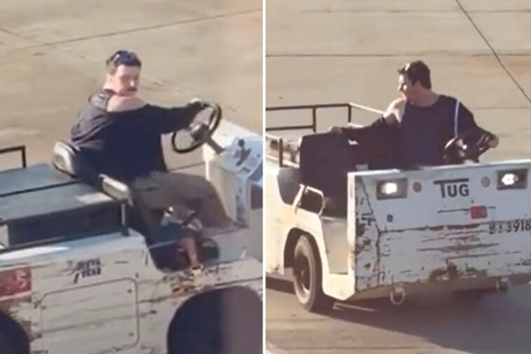 wild-moment-unhinged-man-steals-airport-tow-vehicle-for-joyride-around-tarmac-at-california-airport-—-as-maniac-is-unmasked