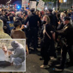 anti-ice-protesters,-cops-clash-outside-nyc-hospital-where-wounded-‘criminal-migrant’-recovering-after-an-agent-shot-him