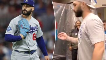 dodgers-star’s-reaction-to-bare-butt-shown-on-live-tv-goes-viral-in-new-video