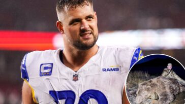 super-bowl-champion-rob-havenstein-hunts,-kills-massive-bear-in-alaska