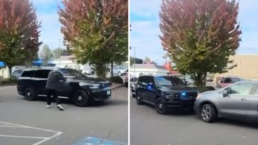 unhinged-lefties-attack-ice-agents-in-oregon-parking-lot,-smash-vehicle-with-bat:-video