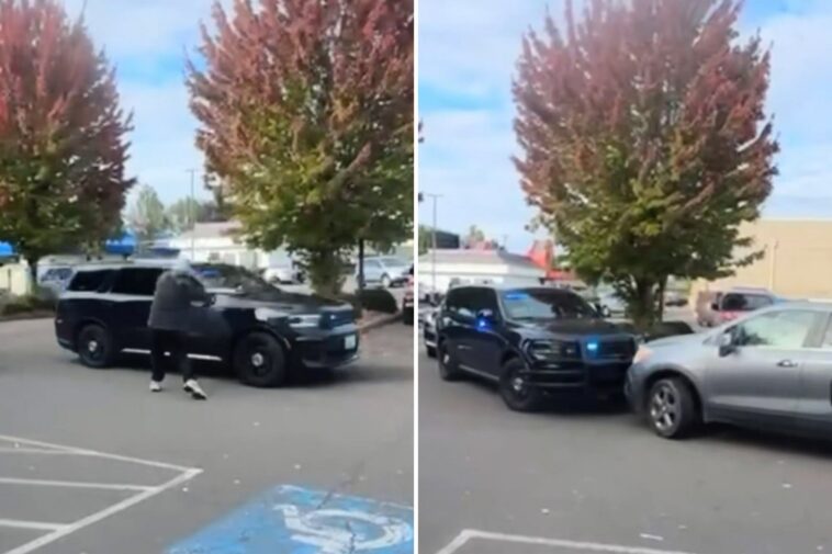 unhinged-lefties-attack-ice-agents-in-oregon-parking-lot,-smash-vehicle-with-bat:-video
