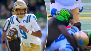 oregon-player-caught-smacking-ucla-qb-nico-iamaleava’s-head-in-dirty-late-hit