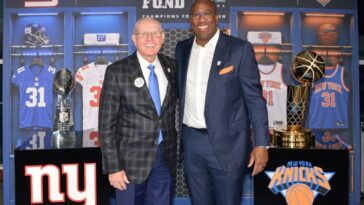 mike-brown-relishes-chance-to-meet-giants-icon-tom-coughlin-at-charity-event:-‘i-actually-called-my-dad’