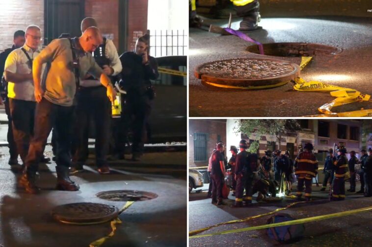 new-nyc-mole-people-mystery-as-3-spotted-ducking-into-sewer-manhole