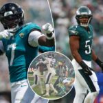 eagles’-jeremiah-trotter-jr,-jaguars’-bryan-thomas-jr.-ejected-for-fighting-on-opening-kickoff