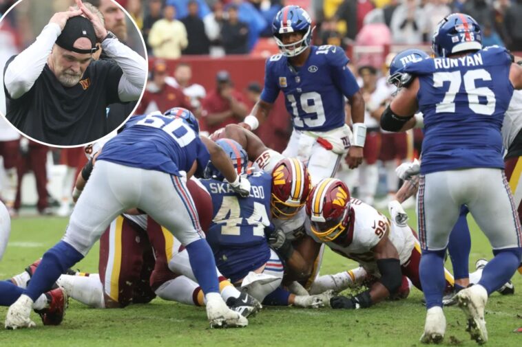 giants-settle-for-tie-after-cam-skattebo’s-crushing-fumble-as-commanders-squander-clock