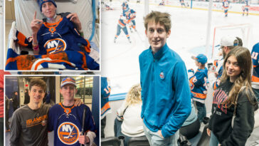 how-islanders-helped-superfan,-18,-beat-near-fatal-rare-cancer:-‘treated-me-like-family’