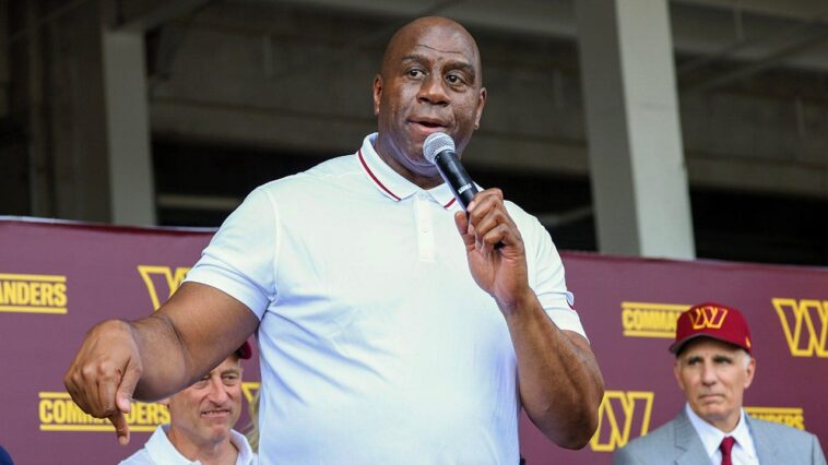 magic-johnson-makes-rare-critical-post-after-commanders’-head-scratching-tie-against-giants