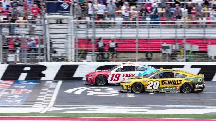 bubba-wallace-involved-in-violent-wreck,-closest-nascar-finish-in-20-years-&-hooters-makes-a-disgusting-call