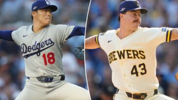 dodgers-vs.-brewers-odds,-predictions-game-2:-mlb-playoff-picks,-best-bets-for-nlcs