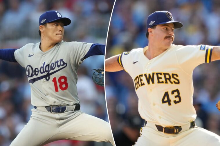dodgers-vs.-brewers-odds,-predictions-game-2:-mlb-playoff-picks,-best-bets-for-nlcs
