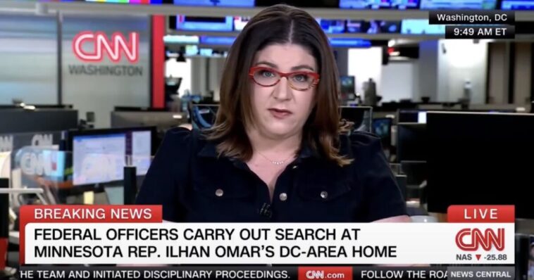 “it’s-in-the-middle-of-an-election-season”-–-cnn-shocked-after-federal-agents-raid-democrat-radical-ilhan-omar’s-dc-residence-(video)