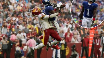 malik-nabers-looks-like-a-defensive-nightmare-again-as-giants-satisfy-his-target-appetite