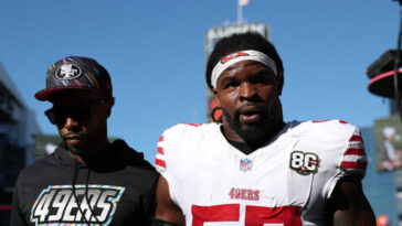 watch:-49ers’-dre-greenlaw-ejected-after-head-butt-in-wild-scene