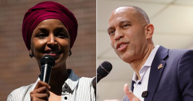 hakeem-jeffries’-attempt-to-defend-ilhan-omar-implodes-when-his-own-words-get-used-against-him