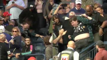 watch:-“he’s-gotta-go-on-a-diet,-he’s-a-fat-guy,-wow!”-–-trump-trolls-several-protesters,-one-obese-lunatic-pummeled-by-supporters-before-police-haul-he/she-out!