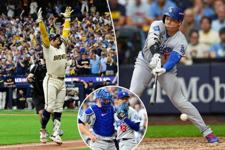 brewers-demoralize-dodgers,-yoshinobu-yamamoto-to-take-stunning-2-0-nlcs-lead