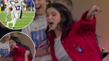 hailee-steinfeld’s-fired-up-josh-allen-celebration-caught-on-‘mnf’-before-ducking-from-spotlight