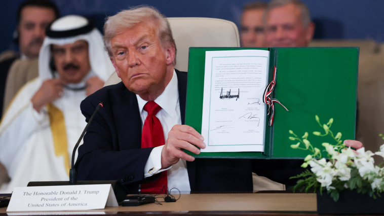‘peace-through-strength’:-trump-gaza-plan-gains-global-backing-one-year-on