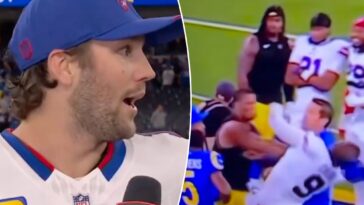 josh-allen’s-spanish-interview-takes-chaotic-turn-when-bills-rams-fight-breaks-out-behind-him