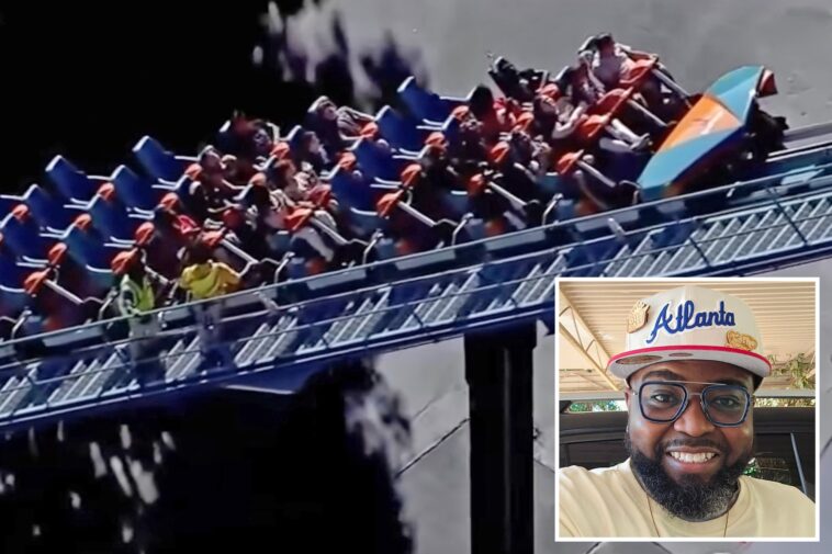six-flags-over-georgia’s-goliath-roller-coaster-restraints-were-‘clicking-weird’-before-hassan-kariem’s-death,-riders-say