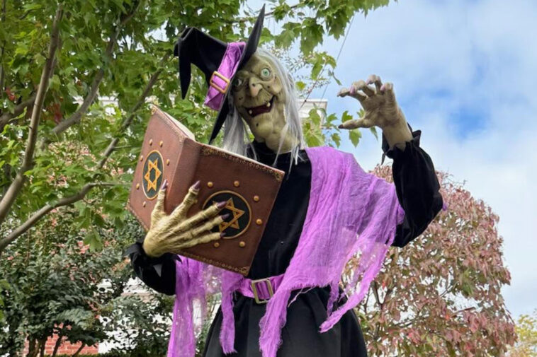 amazon-selling-scary-$219-halloween-witch-with-star-of-david-spell-book:-‘the-oldest-antisemitic-smear’