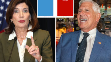 new-york-governor’s-race-is-neck-and-neck-as-kathy-hochul-and-bruce-blakeman-set-to-debate:-poll