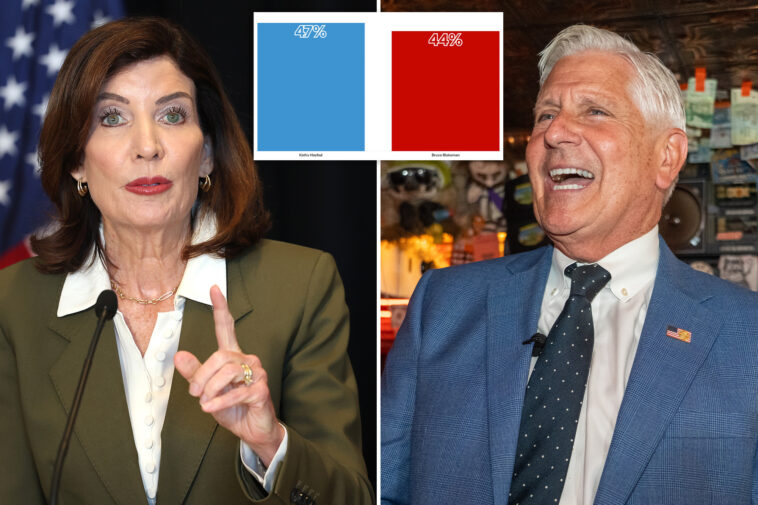 new-york-governor’s-race-is-neck-and-neck-as-kathy-hochul-and-bruce-blakeman-set-to-debate:-poll