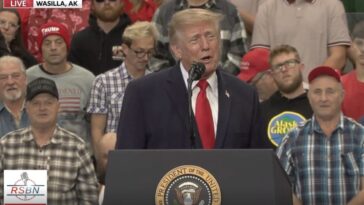 watch-live:-president-trump-delivers-remarks-in-wasilla,-alaska-–-7:30-pm-et