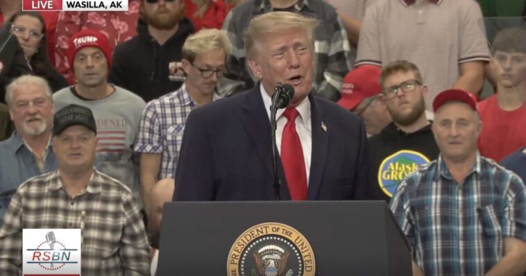 watch-live:-president-trump-delivers-remarks-in-wasilla,-alaska-–-7:30-pm-et