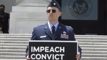 air-force-major-who-demanded-president-trump’s-impeachment-while-in-uniform-now-held-in-solitary-confinement-24-hours-a-day-—-faces-military-court-martial