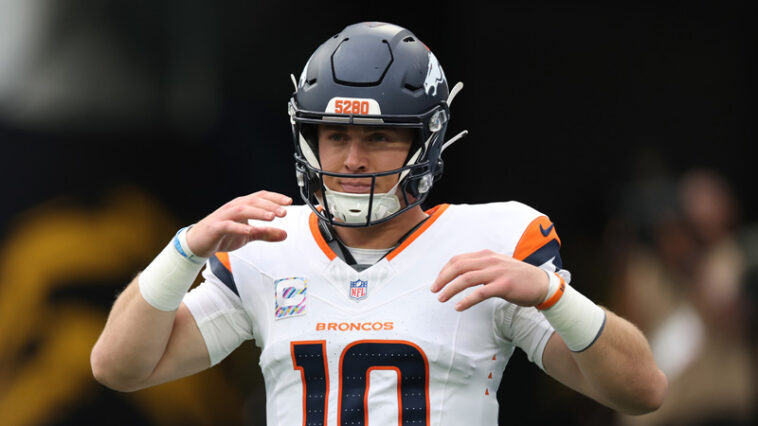 broncos-qb-bo-nix-explains-why-playing-‘good’-or-‘bad’-is-a-‘made-up-narrative’