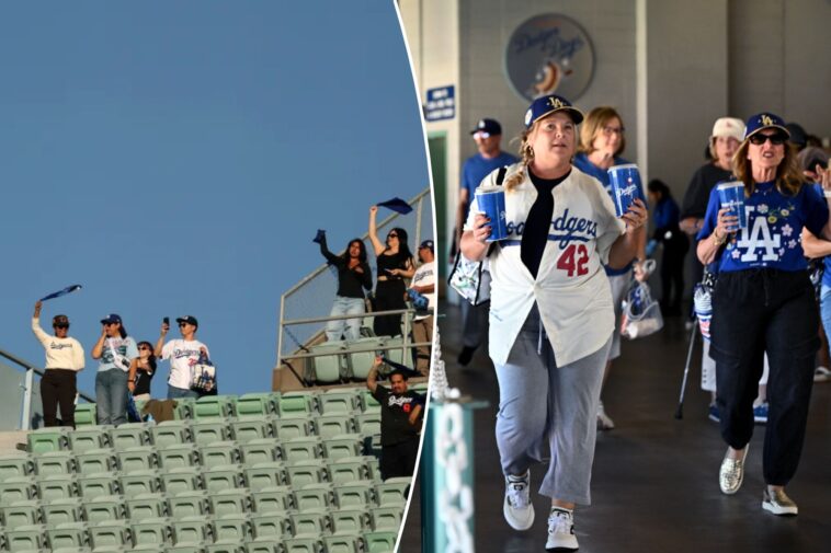 dodger-stadium’s-empty-seats-become-an-nlcs-storyline-of-their-own