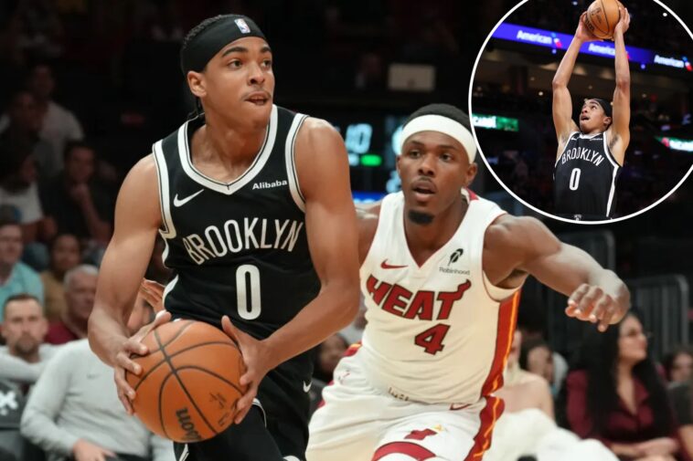 nets’-top-2026-draft-pick-mikel-brown-jr.-makes-long-awaited-nba-debut-after-ankle-injury