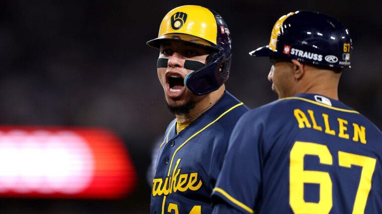 brewers-steal-game-3-on-dodgers’-home-turf-to-go-up-3-0,-pushing-la-to-brink-of-elimination