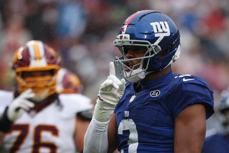 abdul-carter-sits-out-giants-practice-due-to-unexpected-calf-injury