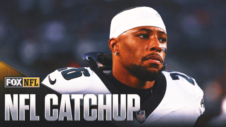 nfl-catchup:-saquon-barkley-among-24-eagles-on-injury-report;-caleb-williams-returns
