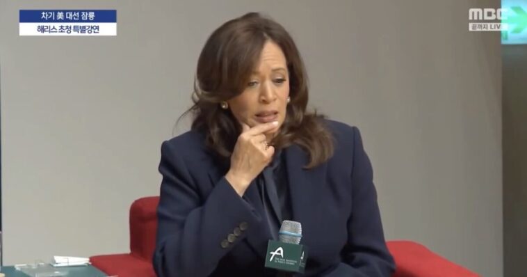 (video)-election-denier-kamala-harris-in-south-korea-says-democrats-are-going-to-win-despite-republicans’-“overt-cheating”