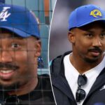 myles-garrett’s-stunned-reaction-to-dodgers’-epic-nlcs-meltdown-says-it-all