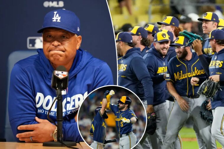dodgers-manager-sends-direct-message-to-brewers-after-crushing-nlcs-sweep