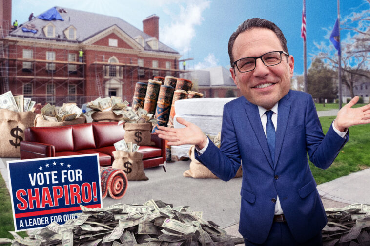 how-the-pennsylvania-governor’s-mansion-revamp-could-complicate-josh-shapiro’s-white-house-bid