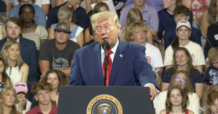 watch-live:-president-trump-holds-midterm-rally-in-dalton,-georgia