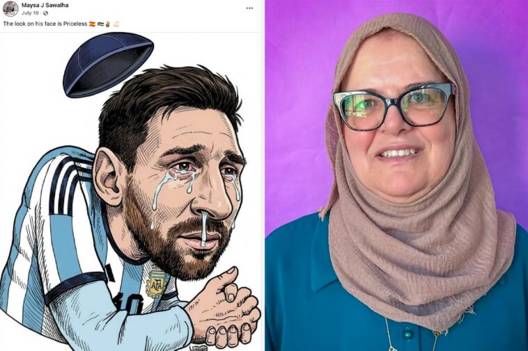 nyc-teacher-posts-antisemitic-meme-of-lionel-messi